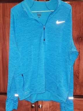 Nike Blue Dri-FIT Half-Zip Pullover